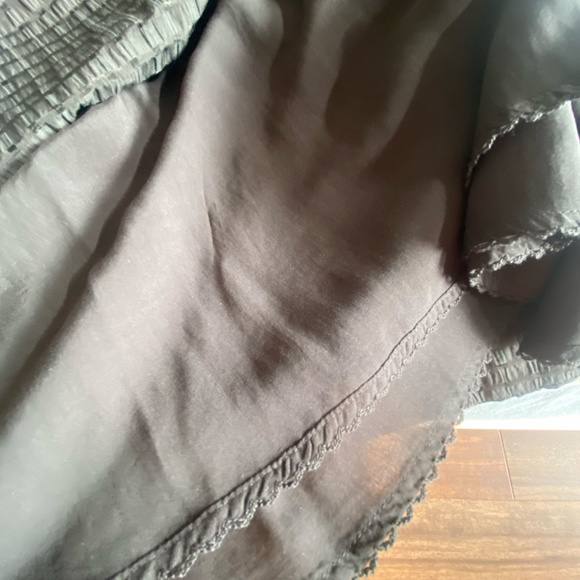 Textured A-Line Dress, Brand New, Size M, Black, Anthropologie - Picture 5 of 9